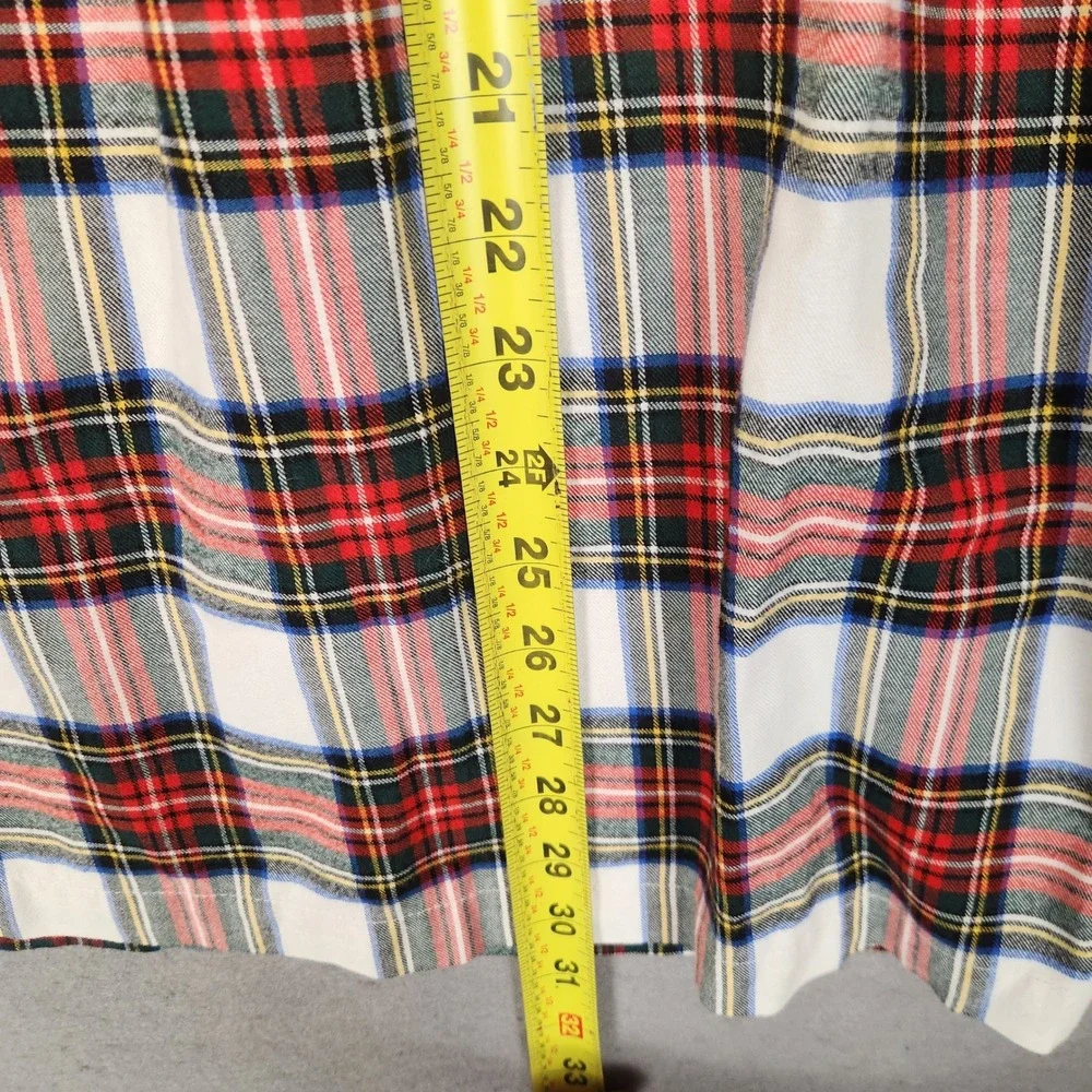 Petite Plume Nightgown‎ Girl's 8 Multicolor Plaid Smocked Preppy Classic Holiday